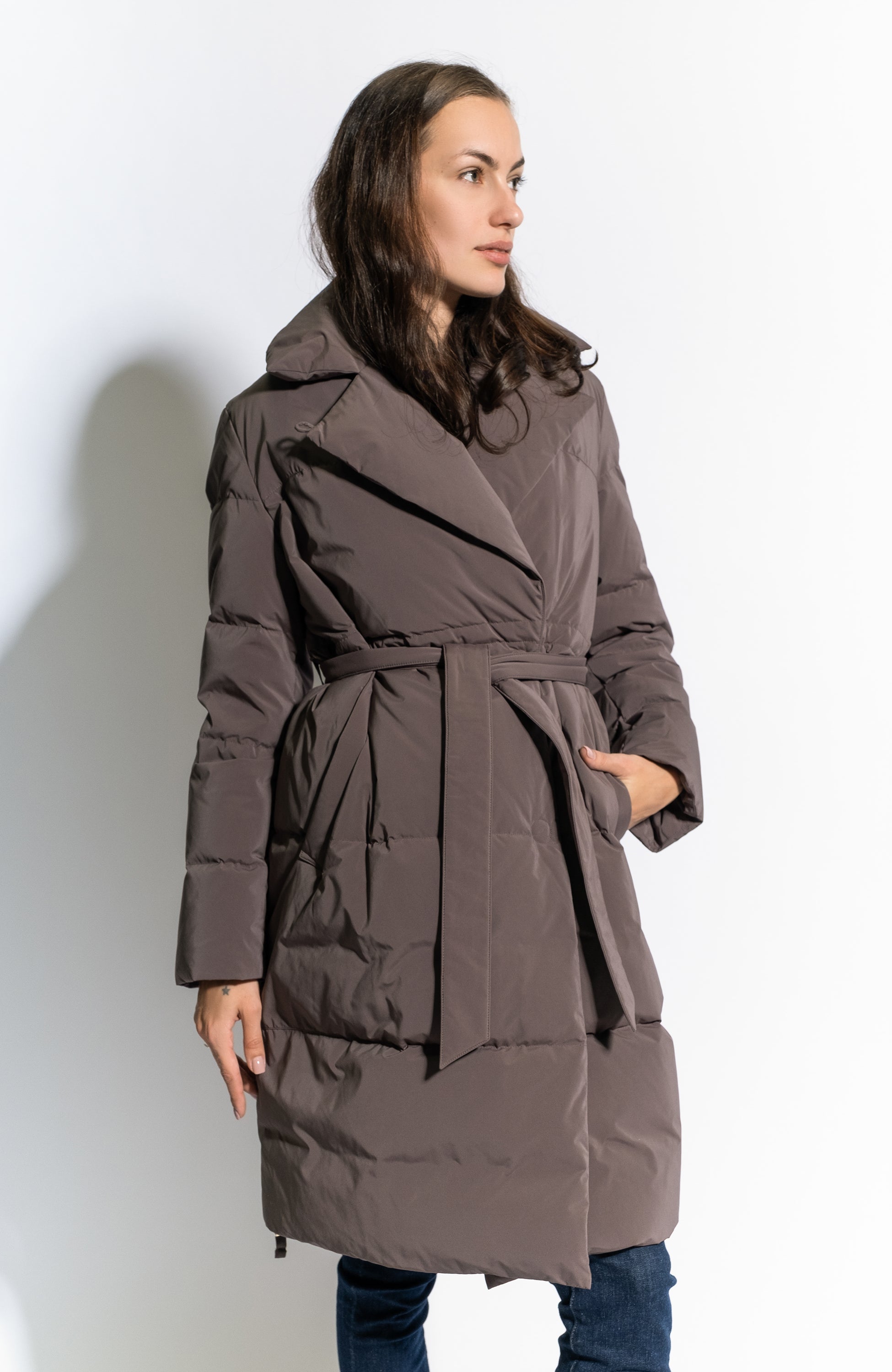 Double-breasted Quilted Coat DUNO - Get Online!