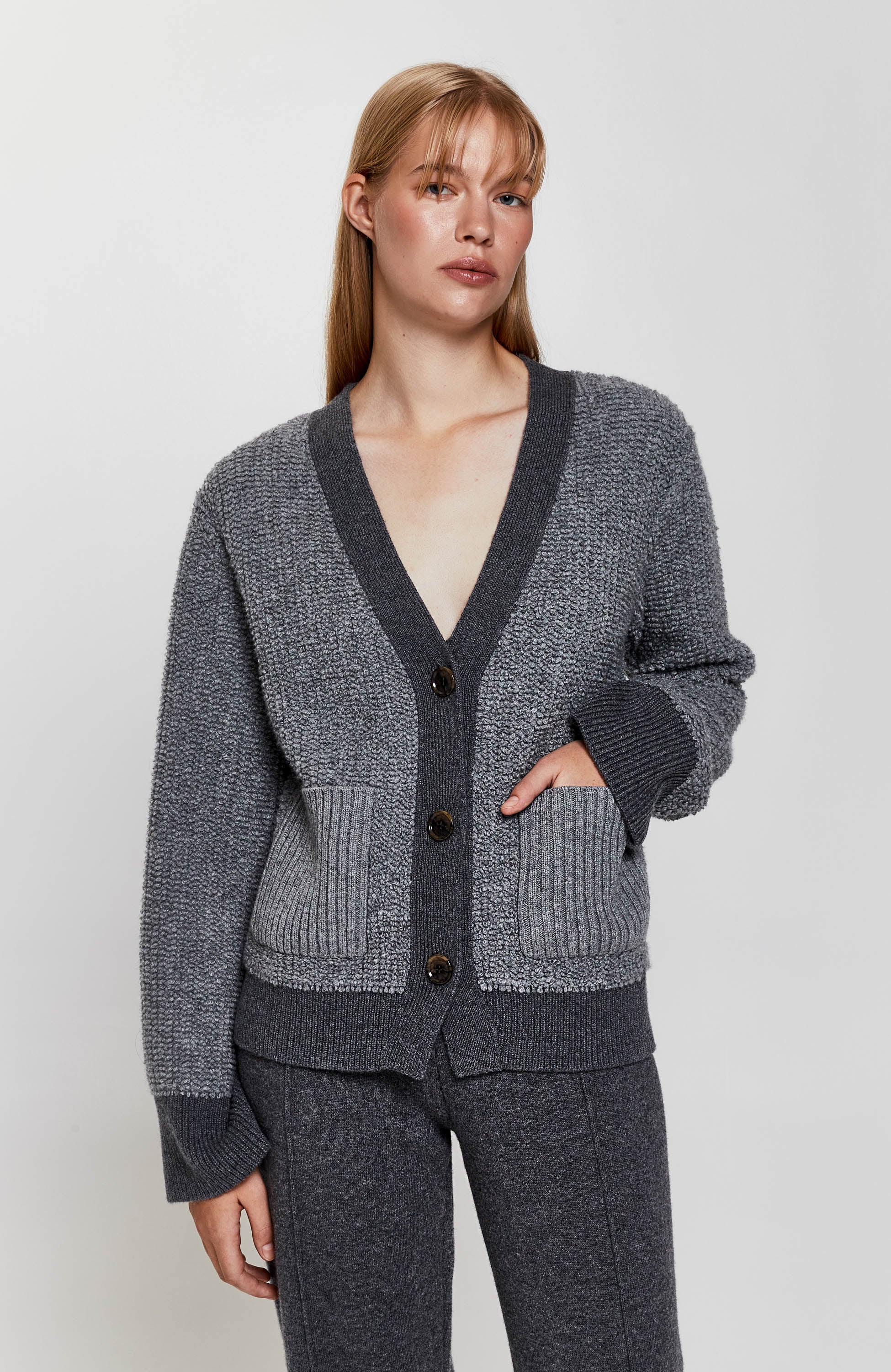 Textured Cardigan for Women LISA YANG - Shop Online at BEIGE | BROWN