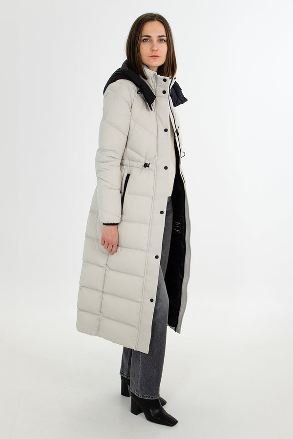 Lightweight parka coat BELLE COTE and Relaxed-fit roundneck pullover