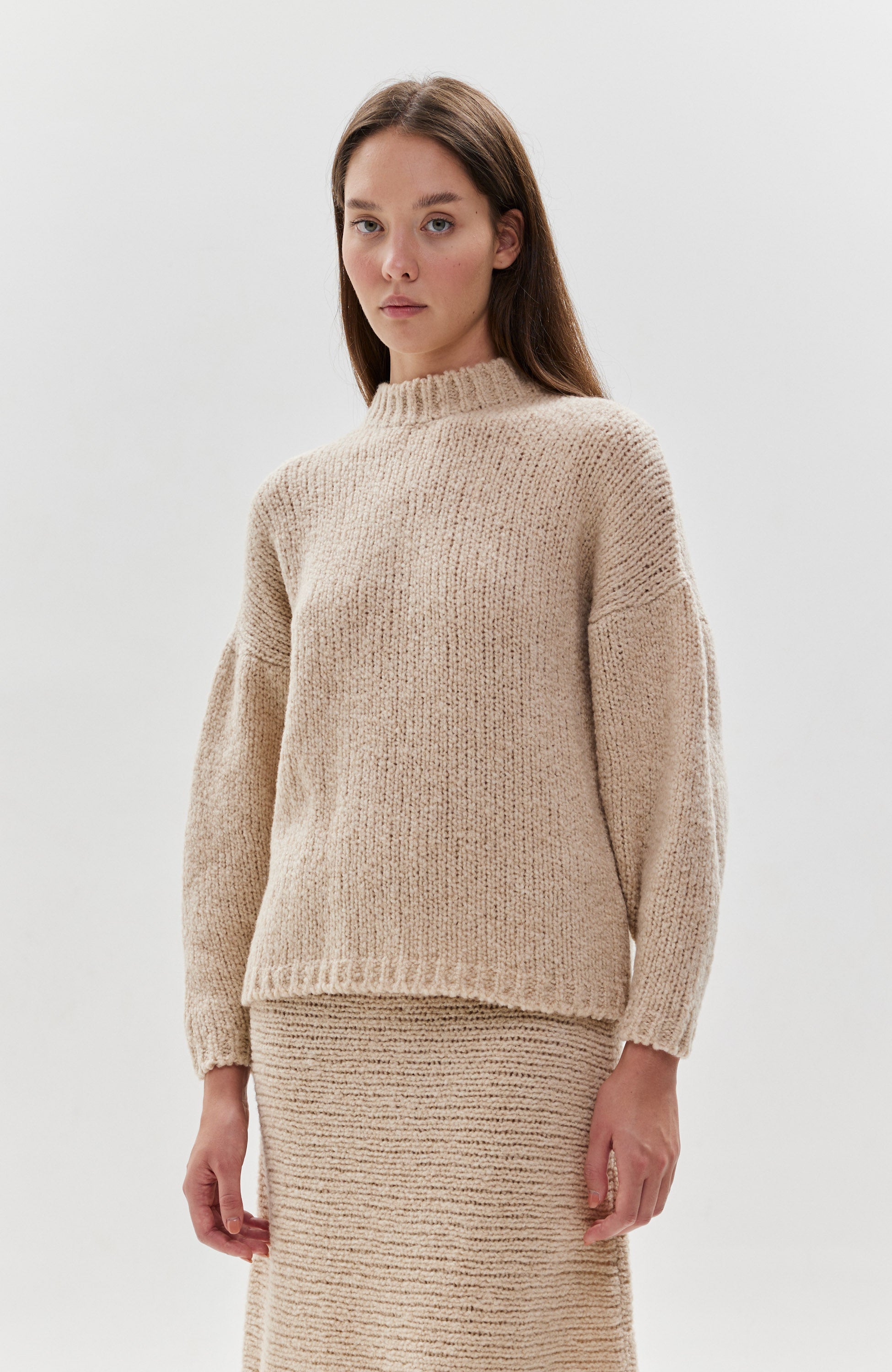 Erika Cavallini roundneck bouclé sweater