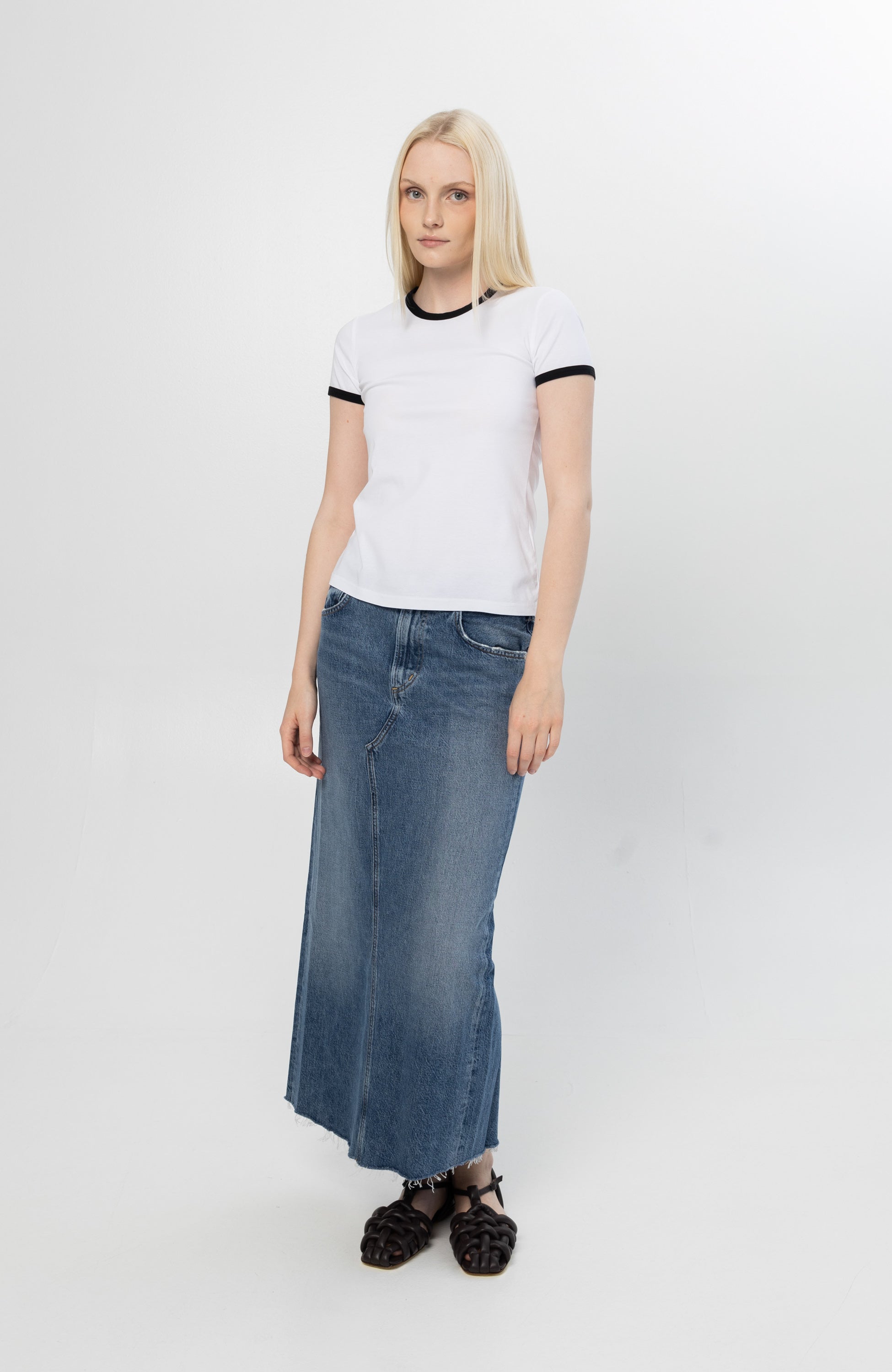 Citizens of humanity Blue Reworked maxi skirt circolo